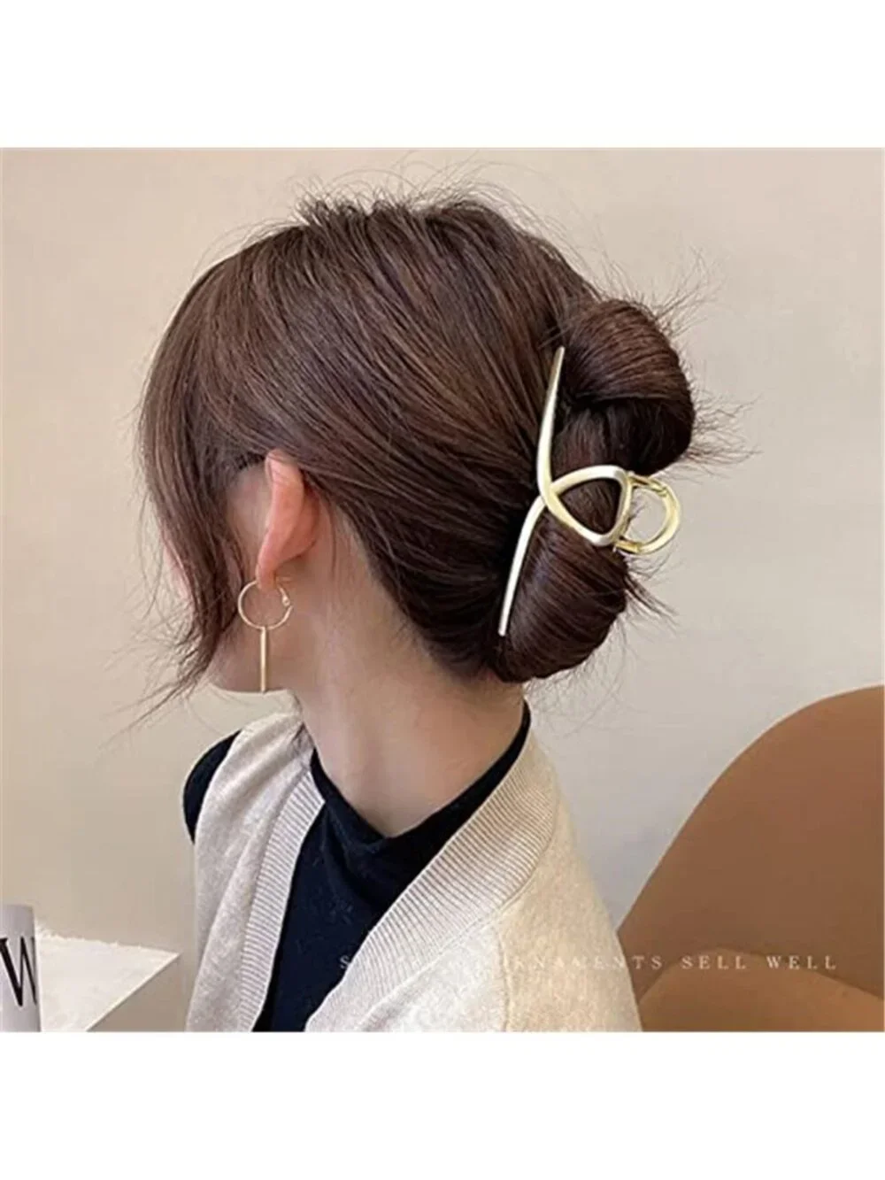Mehayi 3 PCS Metal Large Claw Clips for Thick Heavy Hair, Strong Hold Big